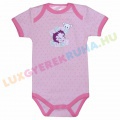 AKCIÓS - 30% Betty Boop rövid ujjú pamut body, lány kombidressz - Pöttyös