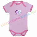 AKCIÓS - 30% Betty Boop rövid ujjú pamut body, lány kombidressz - Rózsaszín