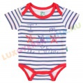 UTOLSÓ! - F.S. Baby rövid ujjú, boríték nyakú pamut body - I'm a Star