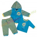 IRREGULAR! F.S. Baby háromrészes vastag plüss együttes (kapucnis kabát, nadrág, póló) - Baby Player