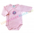 UTOLSÓ! - F.S. Baby hosszú ujjú pamut body, kislány kombidressz - Virágtündér