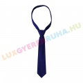 Lux alkalmi gyermek nyakkendő, elegáns megköthető hosszú nyakkendő - sötétkék