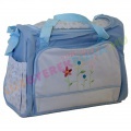 Pelenkázó táska, utazó táska - Kék virág