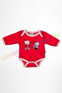 UTOLSÓ! - F.S. Baby hosszú ujjú pamut body - Bear me