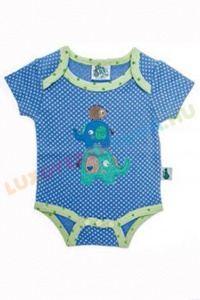 F.S. Baby rövid ujjú pamut body - Animals