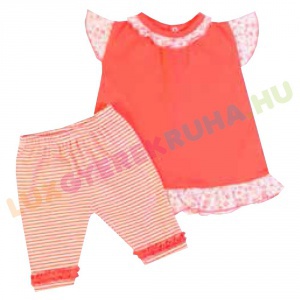 UTOLSÓ! - F.S. Baby fodros vállú pamut tunika és leggings lányoknak - Spring Garden