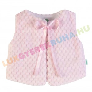 UTOLSÓ! - F.S. Baby alkalmi bunda mellény, kislány mellény - Classic Pink