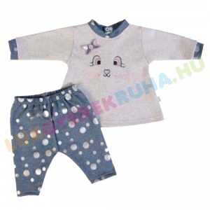 UTOLSÓ! - F.S. Baby hosszú ujjú tunika póló, pamut leggingssel lányoknak - Sweet Cat