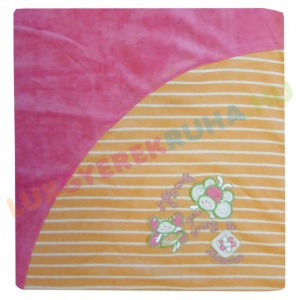 AKCIÓS - 30% F.S. Baby plüss babatakaró, pléd - Fly with flowers (75x75 cm)