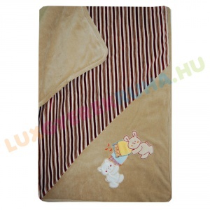 AKCIÓS - 30% F.S. Baby plüss babatakaró, pléd - Párnacsata (75x75 cm)