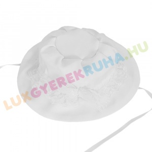 AKCIÓS - 25% Lux elegáns muszlin kalap, aklalmi lány kalap - Emese