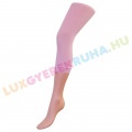 UTOLSÓ! - Elegáns, rózsaszín, csipkés szárú nylon gyerek leggings