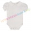 AKCIÓS - 20% Lux rövid ujjú elegáns, galléros body, aklami kombidressz (Fehér)