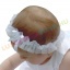 AKCIÓS - 25% Lux elegáns organza fejpánt, alkalmi lány hajpánt (Fehér)
