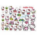 AKCIÓS - 50% Hello Kitty 40 db-os dekor matrica csomag gyerekszobába